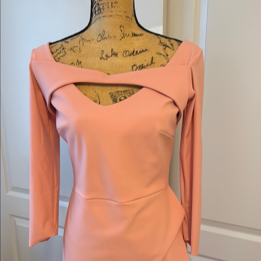 Chiara Boni Dusty Pink 3/4 Sleeve Dress